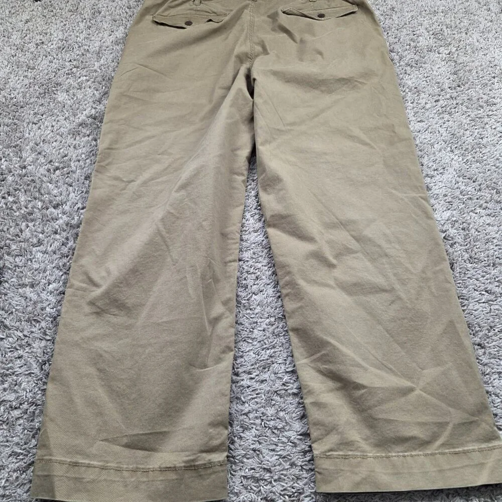 American Eagle Pants Mens 36x29 Tag 36x32 Beige Loose Easy Baggy Tags READ